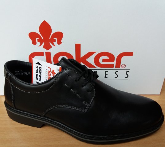 Rieker 16502-01 fekete ferfi cipo (extra szeles) (21.990 Ft) (45)